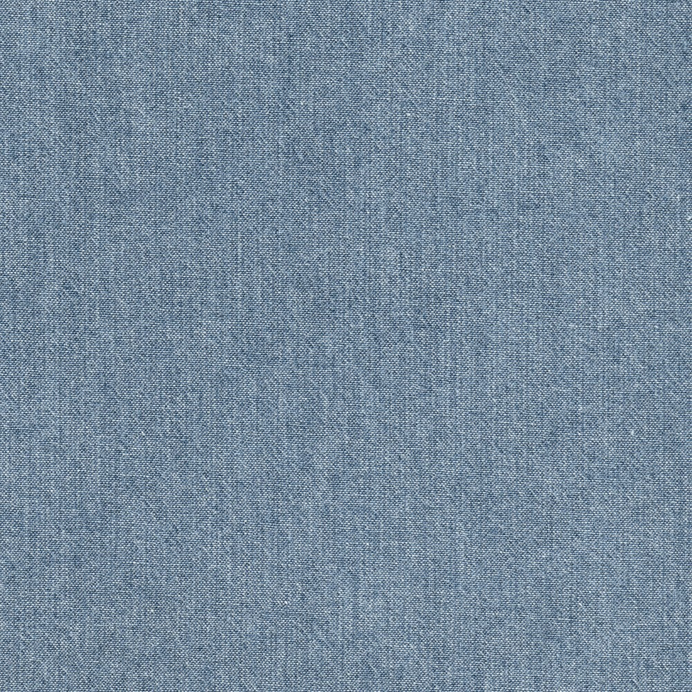 Light Indigo Washed Chambray by Robert Kaufman Fabric Robert Kaufman