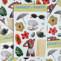 Summer themed sticker party