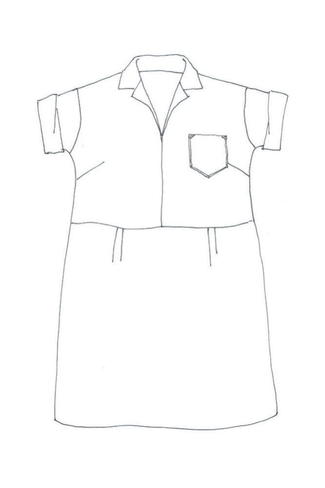 Factory Dress Pattern UK 20-28 Pattern Merchant & Mills