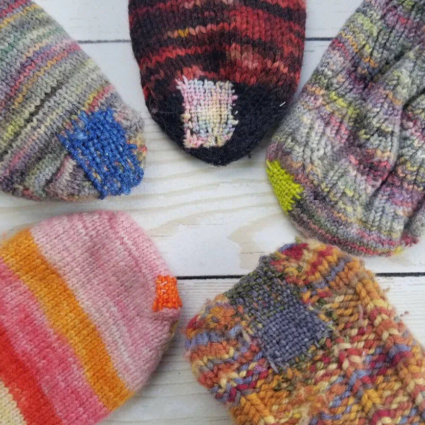 Visible Darning & Mending with a Loom Workshop Brooklyn Craft Company