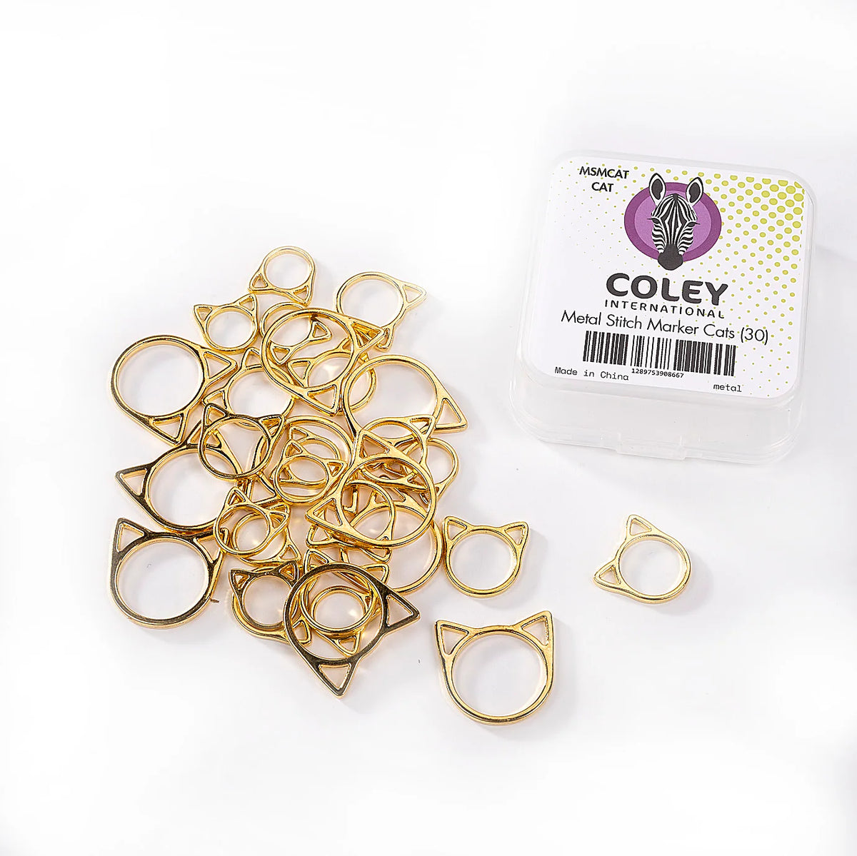 Metal Cat Stitch Markers