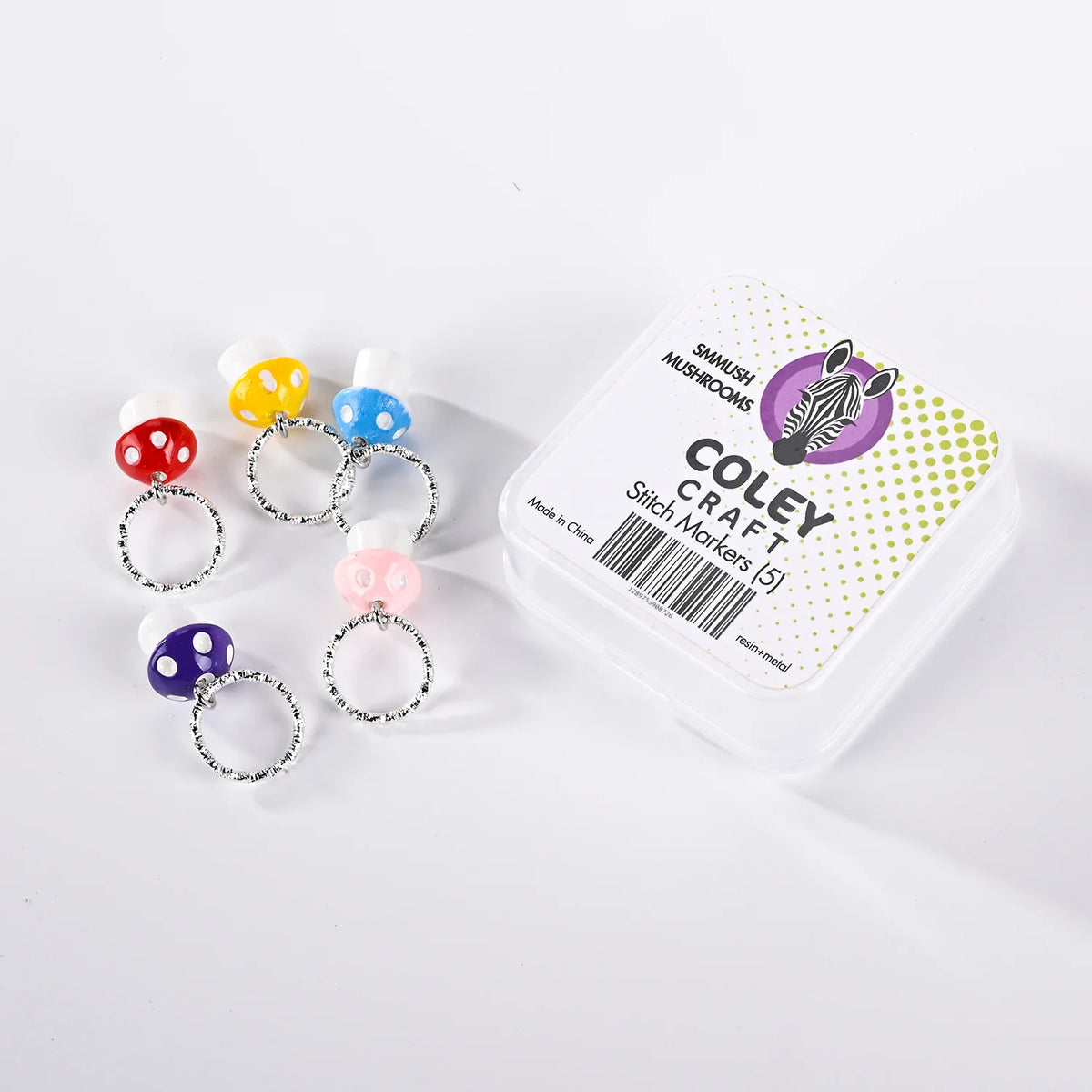 Mushroom Stitch Markers