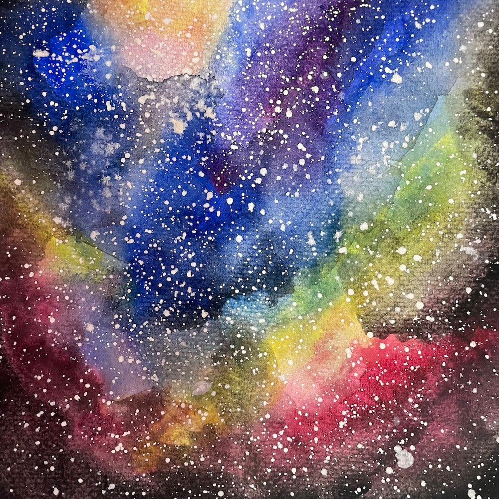 Watercolor Nebulas + Galaxies Workshop Brooklyn Craft Company