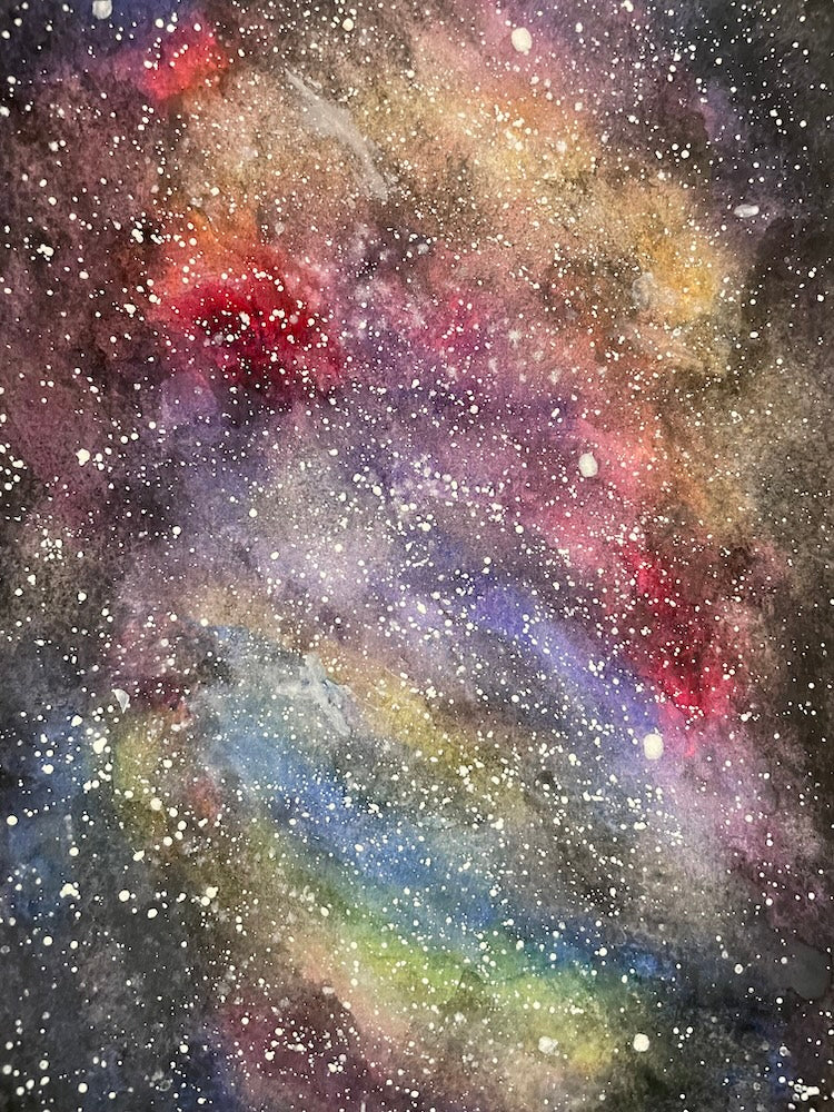 Watercolor Nebulas + Galaxies Workshop Brooklyn Craft Company