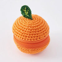 Tiny Pouch Crocheted Orange Kit