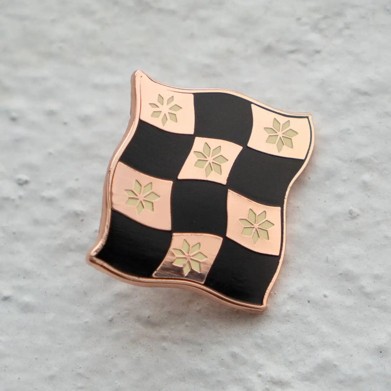 Patchwork Pin Jewelry Stay Home Club