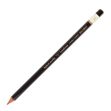 Black pencil on a white background