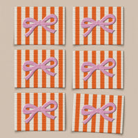 Pink Bow Garment Labels Matchy Matchy Sewing Club