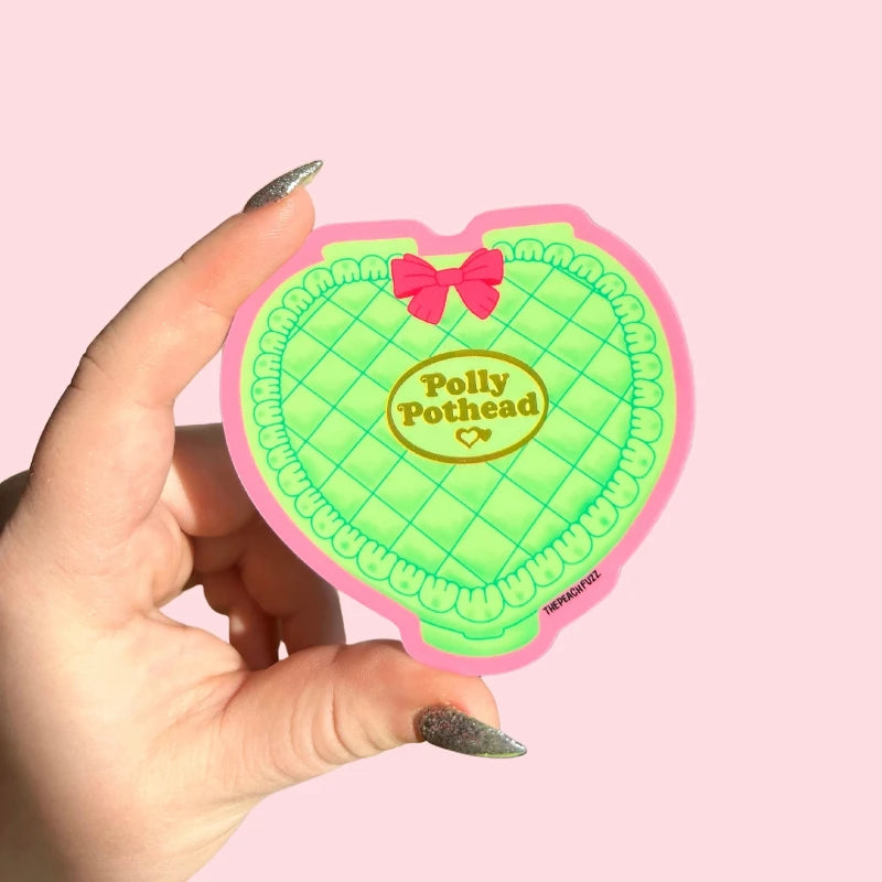 Polly Pothead Sticker Stickers The Peach Fuzz
