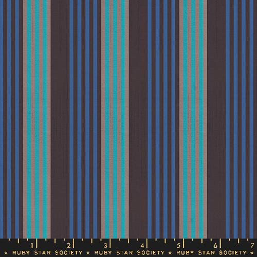 Black and blue vertical stripes of different width