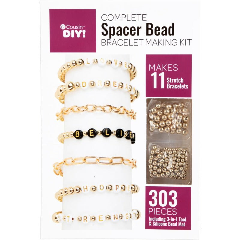 Spacer Bead Jewelry Making Kit Notions CousinDIY