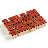 Bottom of stamps