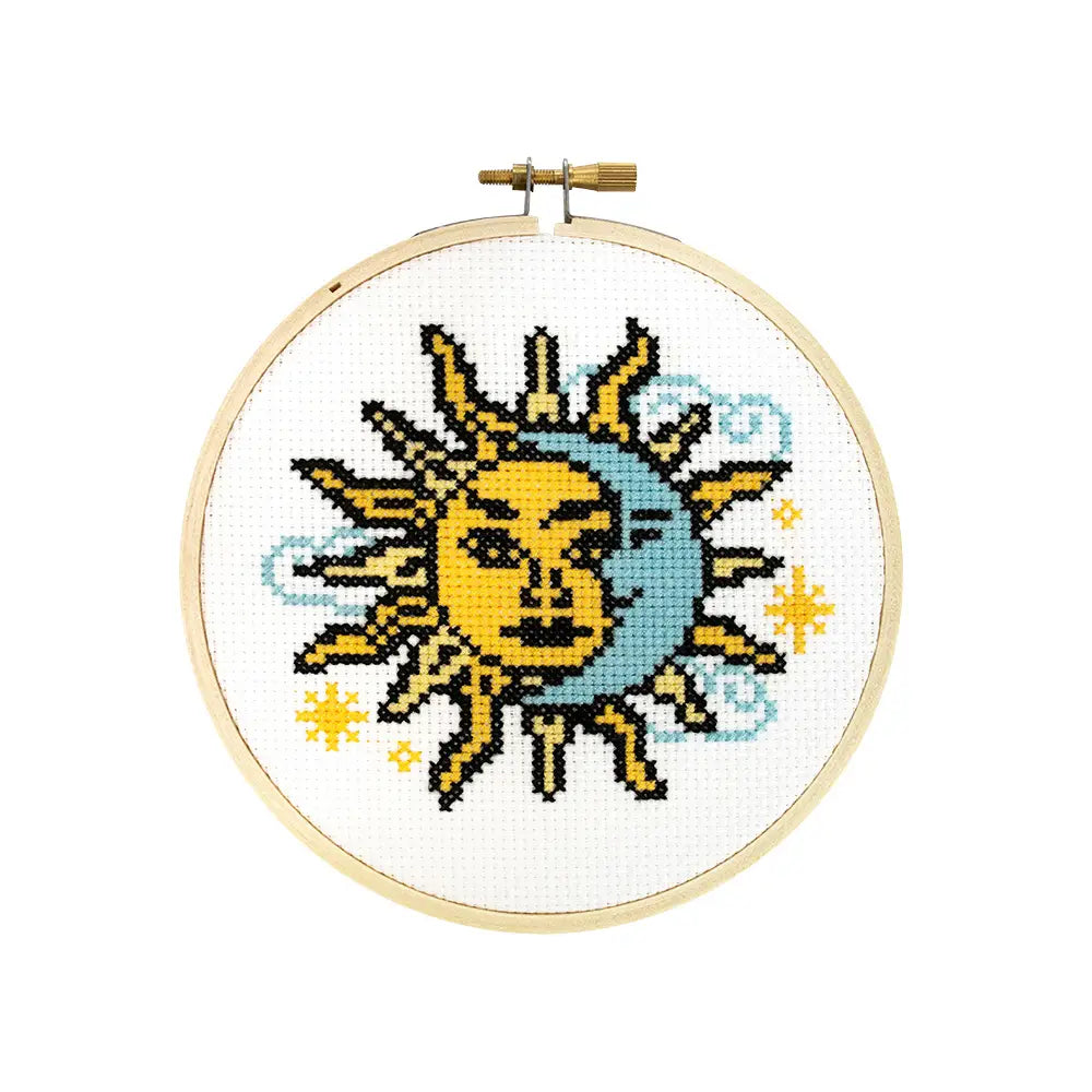 Sun & Moon Cross Stitch Kit
