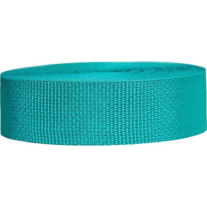 1.5" Poly Webbing - Teal Notions Brooklyn Craft Company