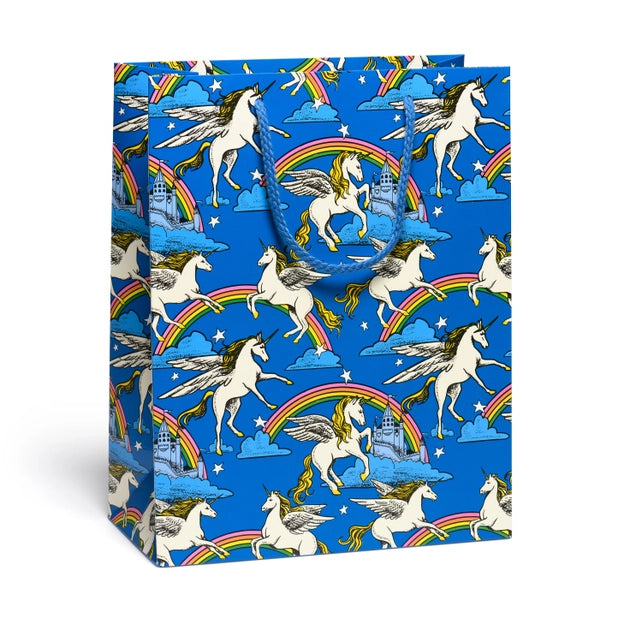 Unicorn Queen Large Gift Bag Gift Wrap Red Cap Cards