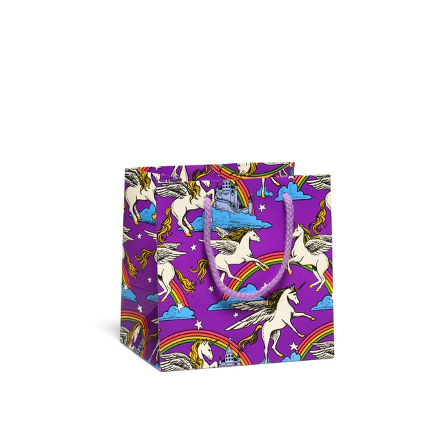 Unicorn Queen Small Gift Bag Gift Wrap Red Cap Cards
