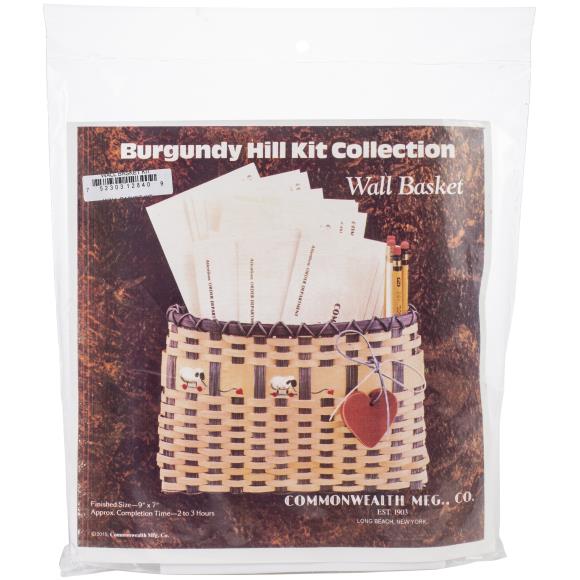 Picture of the kit to make a wall basket that includes printed sheep and hearts