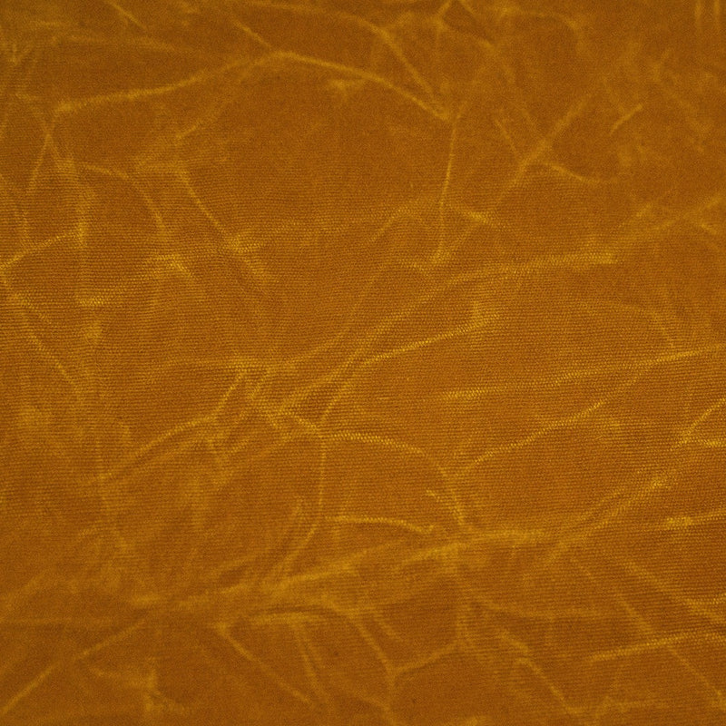 Waxed Army Duck Canvas- Lemon Curry Fabric Carr Textiles
