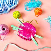 Yarn Crafts Knitting Needles Hair Claw Accessories The Peach Fuzz