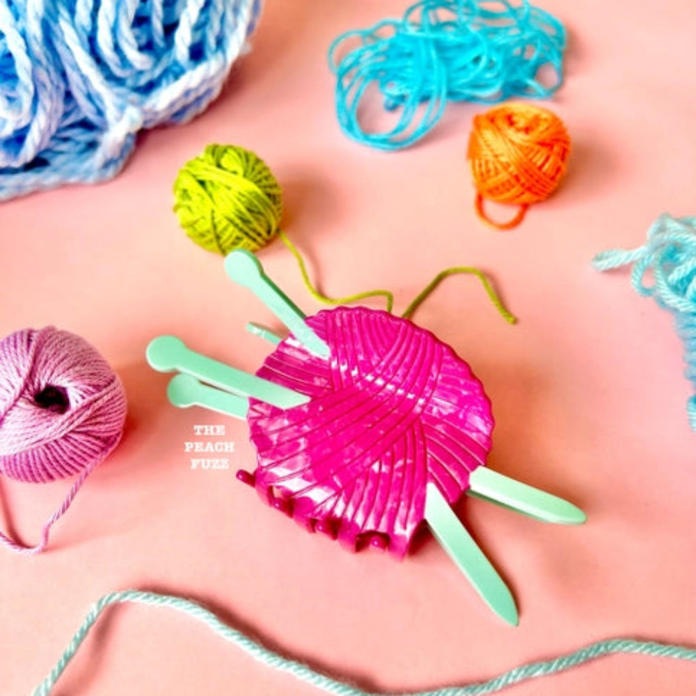 Yarn Crafts Knitting Needles Hair Claw Accessories The Peach Fuzz