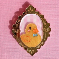 Framed Animal Portraits Frame Magnet Magnet Sunnie Creative Yellow Duck