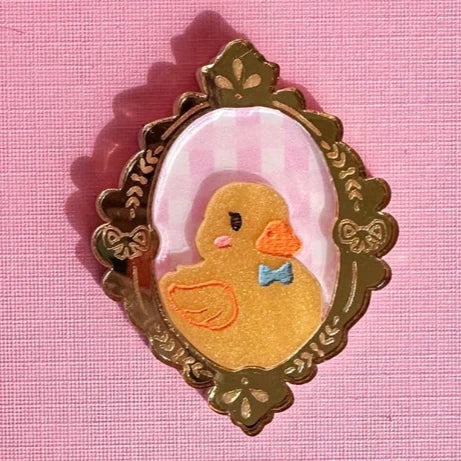 Framed Animal Portraits Frame Magnet Magnet Sunnie Creative Yellow Duck