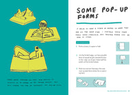 Instructional page on creating pop-up forms with illustrations and text.