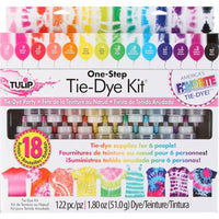 One-Step 18-Color Tie Dye Party Kit Dye Tulip