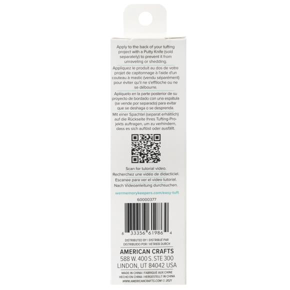 Easy Tuft Tufting Adhesive Needlework Brooklyn Craft Company