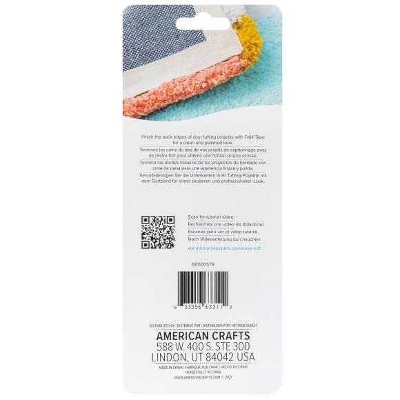 Easy Tuft Twill Tape Needlework Brooklyn Craft Company