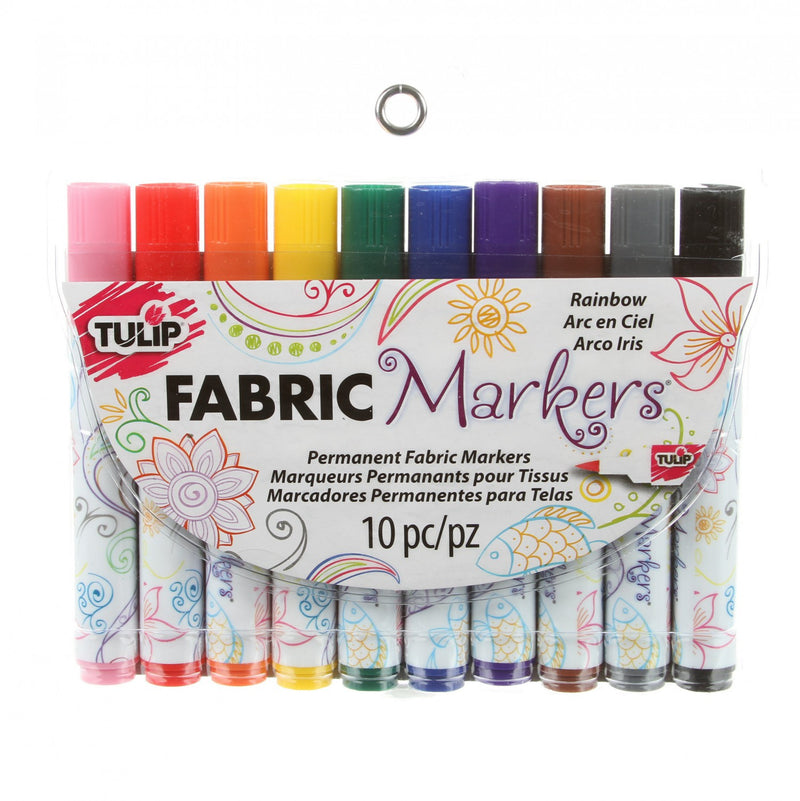 Rainbow Fabric Markers Tulip