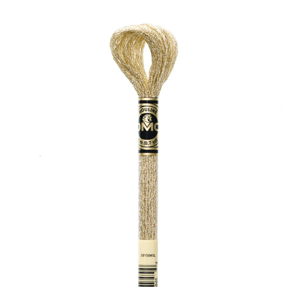 Metallic Embroidery Floss - E677 Needlework DMC