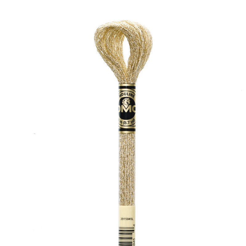 Metallic Embroidery Floss - E677 Needlework DMC