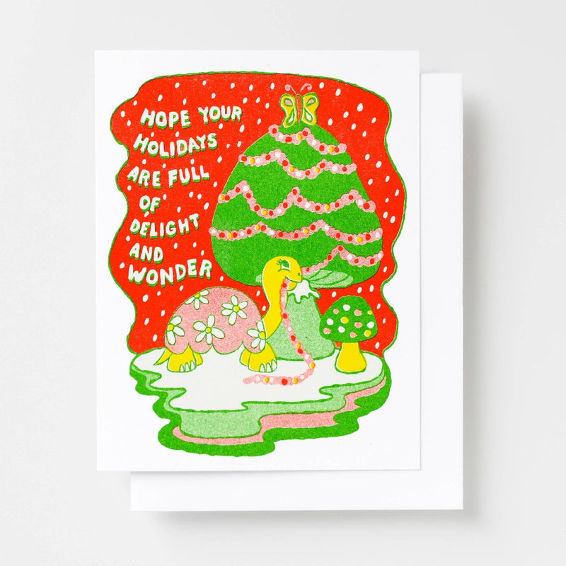 Holiday Delight + Wonder Card Greeting Cards Yellow Owl Workshop