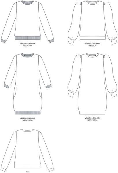 Sew a Billie Sweatshirt or Sweater Dress Workshop Brooklyn Craft Company