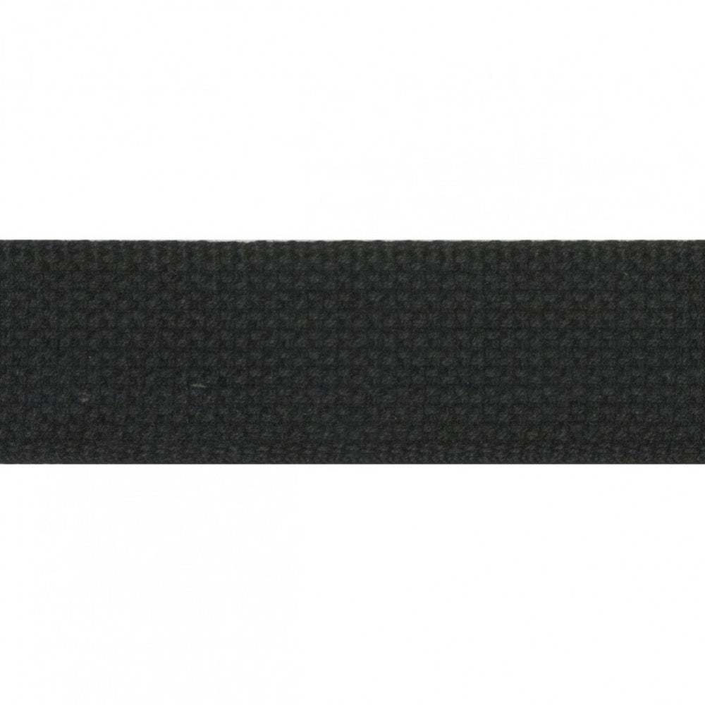 1.5" Cotton Webbing - Black Notions Lyle