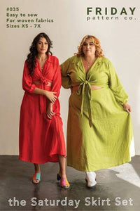 Saturday Skirt Set Pattern Pattern Friday Pattern Company