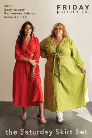 Saturday Skirt Set Pattern Pattern Friday Pattern Company