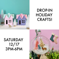 DROP IN HOLIDAY CRAFTING: Glitter Houses & Winter Wonderland Globes! Past Workshop Brooklyn Craft Company