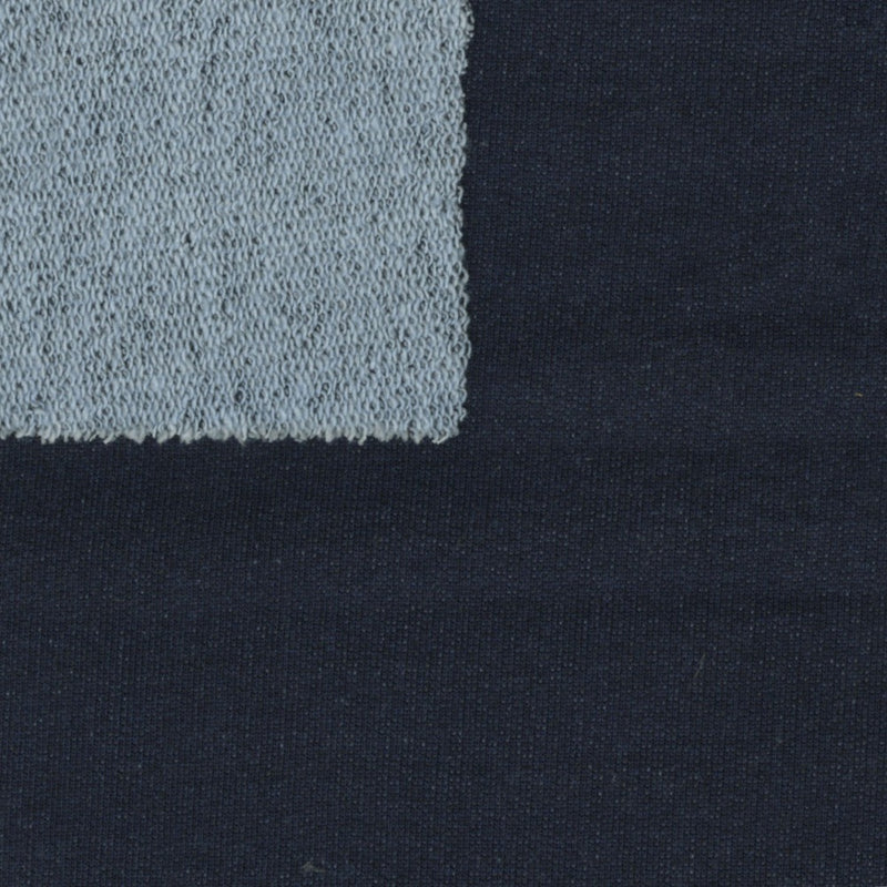 French Terry Knit by Robert Kaufman in Indigo Fabric Robert Kaufman