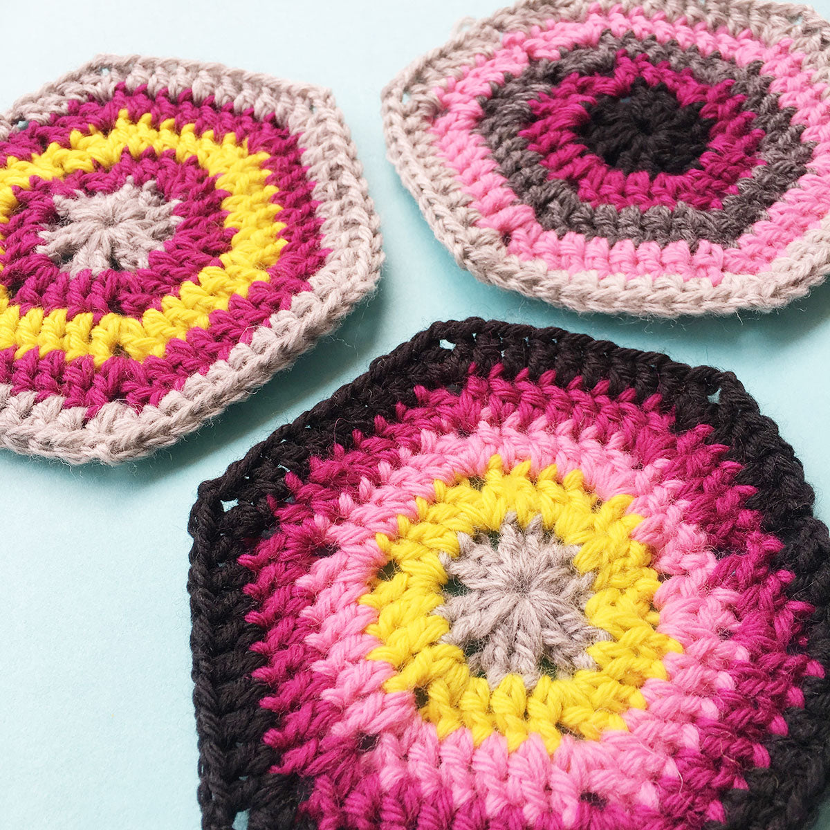 Crochet Hexagon Motifs Workshop Brooklyn Craft Company