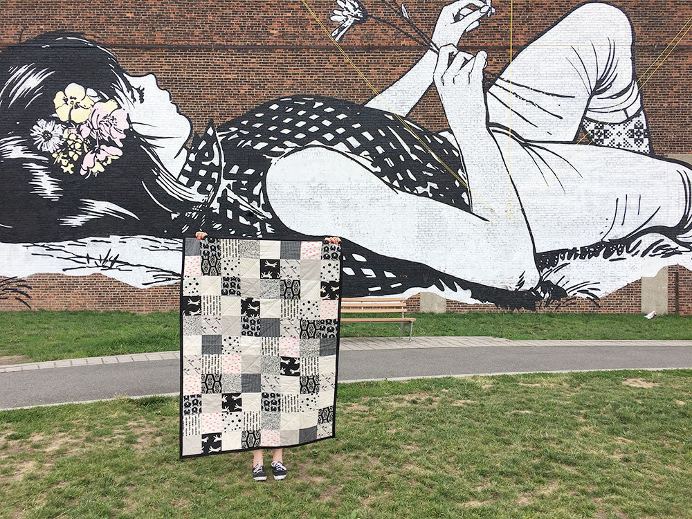 black white quilt blog photos Brooklyn Craft Company