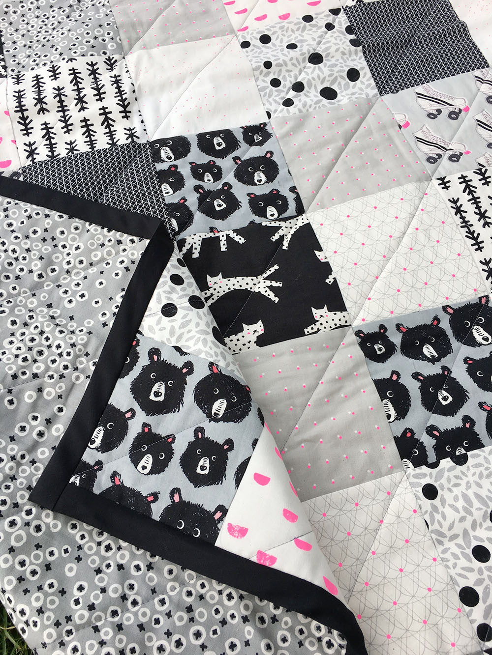 black white quilt blog photos Brooklyn Craft Company
