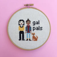 VIRTUAL WORKSHOP: Cross Stitch Portraits Past Workshop Brooklyn Craft Company