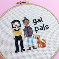 VIRTUAL WORKSHOP: Cross Stitch Portraits Past Workshop Brooklyn Craft Company