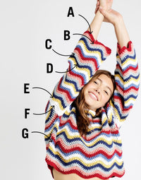 Malibu Sweater Crochet Pattern Pattern Wool and the Gang