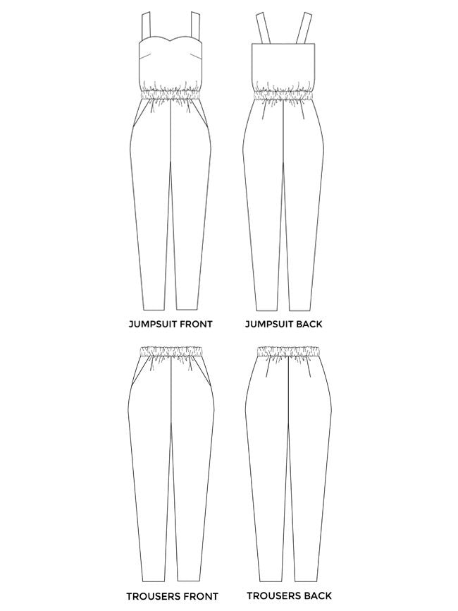 Marigold Jumpsuit + Pants Pattern Pattern Tilly and the Buttons