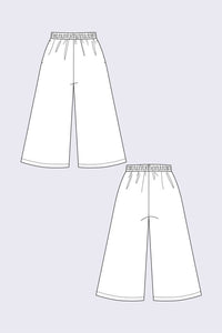 VIRTUAL WORKSHOP: Sew Wide Leg Cropped Pants Past Workshop Brooklyn Craft Company