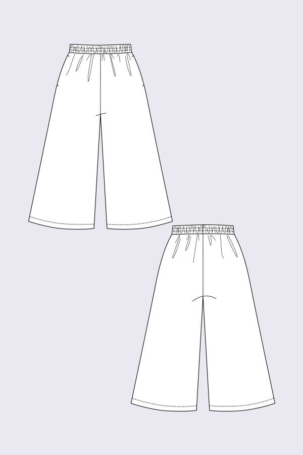 VIRTUAL WORKSHOP: Sew Wide Leg Cropped Pants Past Workshop Brooklyn Craft Company