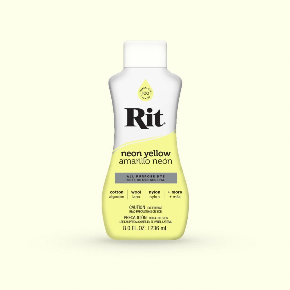 Rit Dye Liquid Dye RIT Neon Yellow Rit
